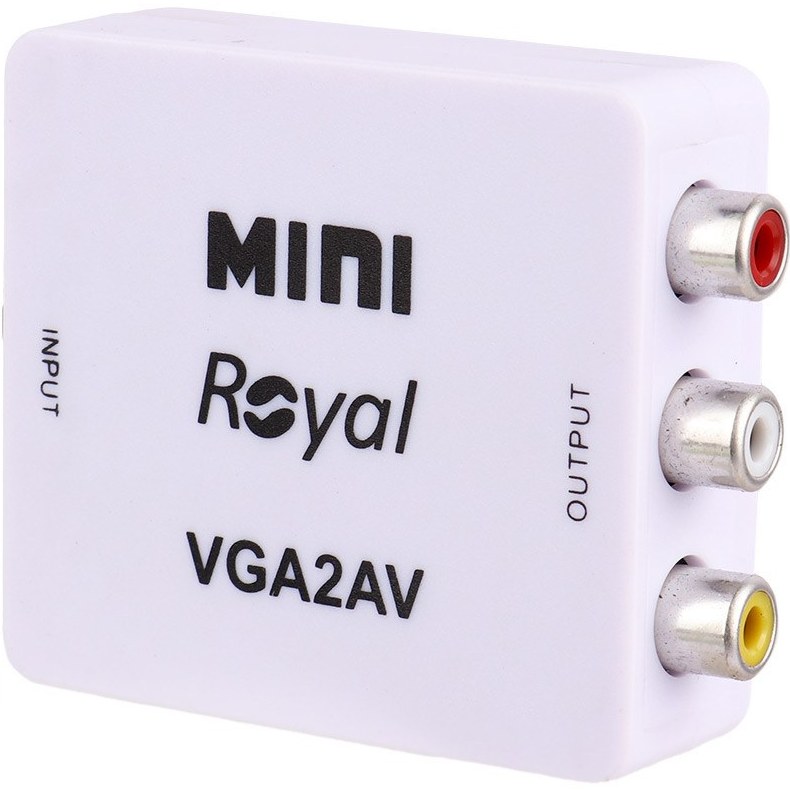 تبدیل رویال VGA به AV مدل Mini AV-2 با کیفیت Full HD 4K