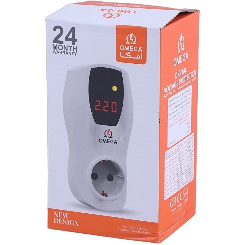 محافظ برق دیجیتال  امگا مدل G1100 ظرفشویی