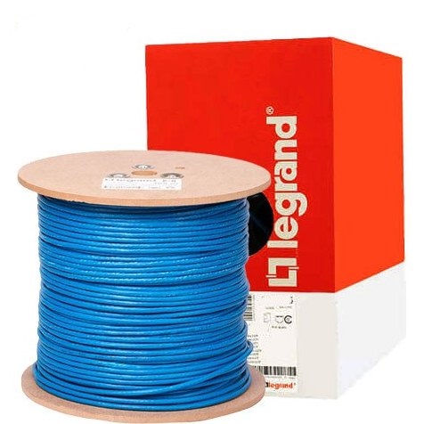 کابل شبکه حلقه ای Cat6 UTP لگراند تمام مس متری